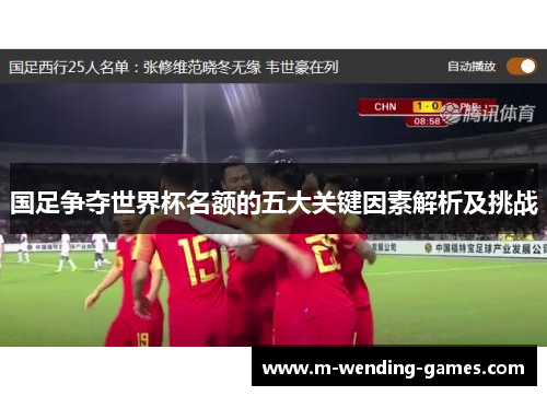 国足争夺世界杯名额的五大关键因素解析及挑战