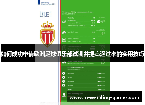 如何成功申请欧洲足球俱乐部试训并提高通过率的实用技巧
